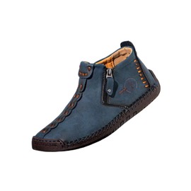 TENVEBLE NATURALLY Medieval Boots black blue army green olive green Leather Renaissance barefoot boots professional shoes cover the whole foot Zipper adult soft sole Boots for Women born shoes