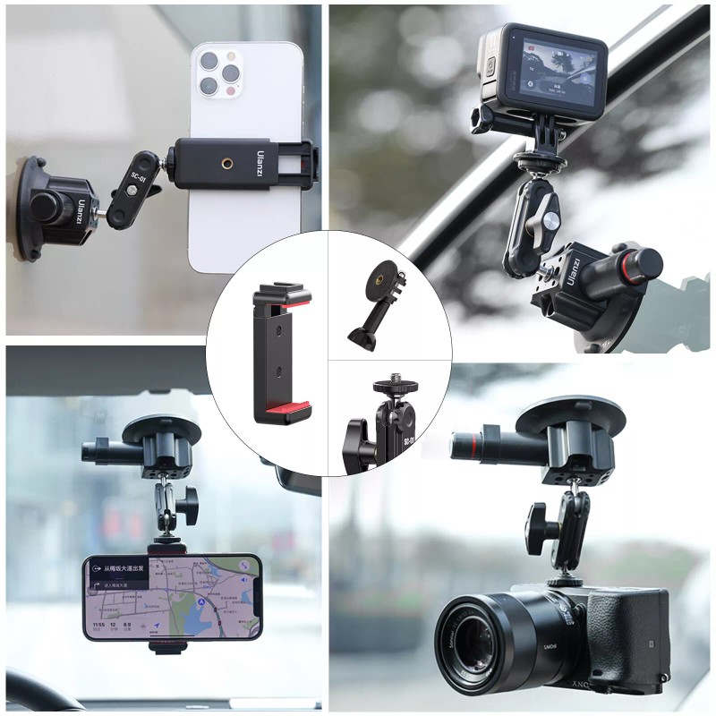 DJI, Instar360, GoPro Ulanzi SC-01 Strong Suction Cup Mount for