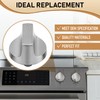 4 pcs W11418244 Range Knob Compatible with Whirlpool Gas Ranges