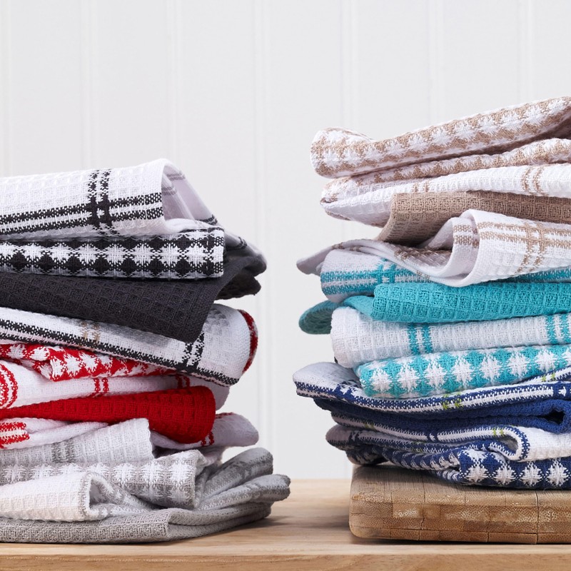 T-Fal Premium Waffle Dish Cloths: Highly Absorbent, Super Soft Long