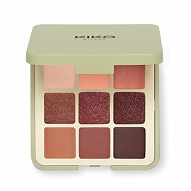 KIKO Milano Green Me Eyeshadow Palette 102, Palette with 6 Eyeshadows with Matte, Mother of Pearl and Metallic Finish