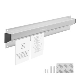 Homakover 16 Inch Desk Receipt Holder, Silver Kitchen Slide Check Rack,Bill Orders Tick...