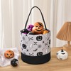 Halloween Bucket for Trick or Treat,Durable Candy Gifts Basket Tote