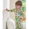 Bamboo Viscose Toddler Pajamas Boys Girls Kids Baby 2pcs Long-Sleeve