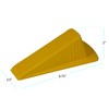 Master Caster Giant Foot Doorstop, No-Slip Rubber Wedge, 3.5w X