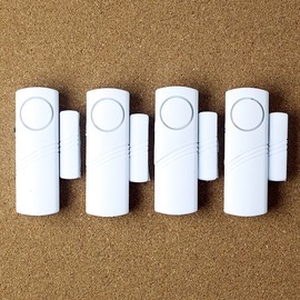 Stick-On Security Door Alarm Pack of 4