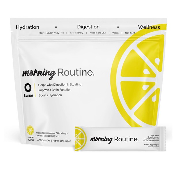 ROUTINE ROUTINE Morning Daily Hydration | Electrolyte Powder Packets with