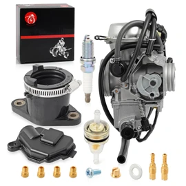 Carburetor & Intake Manifold Boot For Honda Foreman 500 TRX500 TM/FE/FM/FPE/FPM 2005-2011
