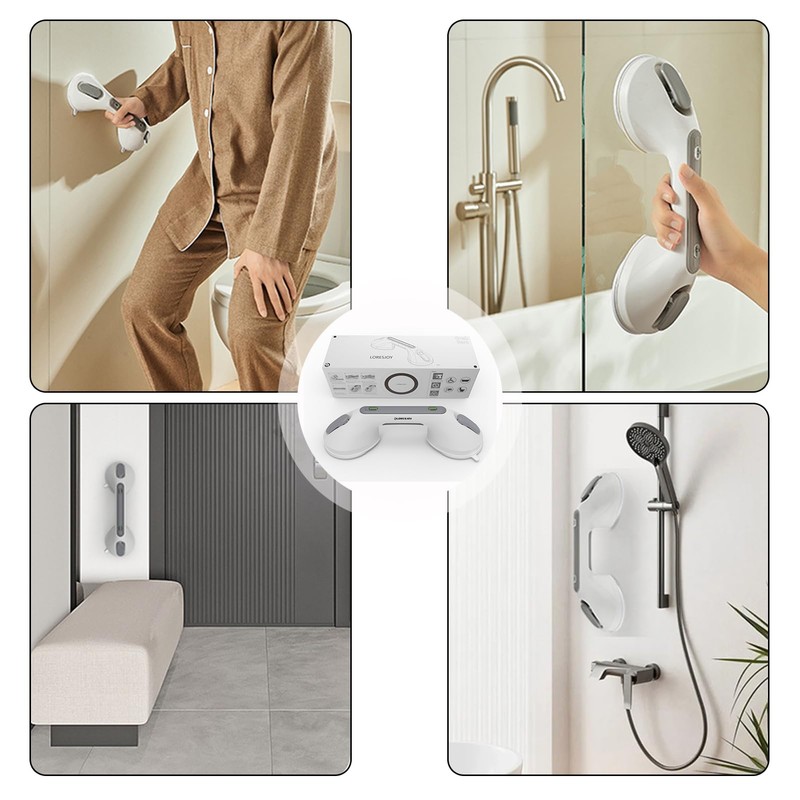 Grab Bars for Seniors, 12 Inch Grab Rail Shower No