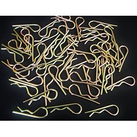 50 Goliath Industrial 5/32" X 3-1/8" R Pin Hair PinS Hitch Clips RP532 Tractor