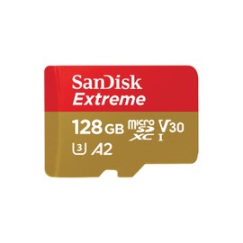 microSDXC 128GB SanDisk for Extreme UHS-1 U3 V30 4K Ultra HD A2