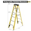 FCJ Grey Fiberglass Stepped Cleaning EquipmentAttribute: Yellow