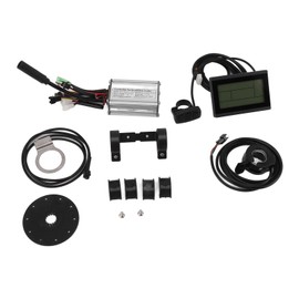 15A Electric Bike Sinewave Controller DC 36V 48V LCD3U Display Thumb Throttle Kit for 250W Motor
