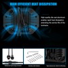 Adzoon Flush Mount LED Pods 5Inch, 8000LM Spot Flood Combo