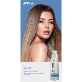 Let Me Be Versiegelung in einem Schritt, Volumenreduzierer, mattierender Effekt, formolfrei, 4-in-1, wiederherstellt, versiegelt, behandelt und glättet 100 % Brasilianisch, mit Kollagen und