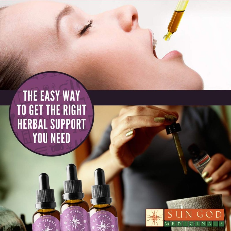 Sun God Medicinals Ra Herbals Organic White Willow Bark Liquid