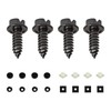 Ohleats 4 PCS Licence Plate Screw Kit, Rustproof Stainless Steel