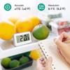 Digital Refrigerator Thermometer, Thermometer Refrigerator with LCD Display and Frost