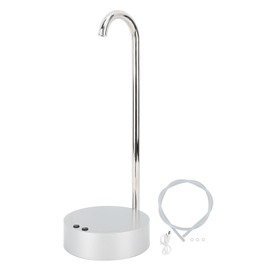 Desktop Water Dispenser Automatic Drinking Electric Mineral Water Bottle Pump for Home and Office Silver