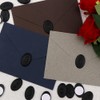 Aiviman Rose Oval Wax Seal Stickers, 50Pcs Black Self-Adhesive Envelope