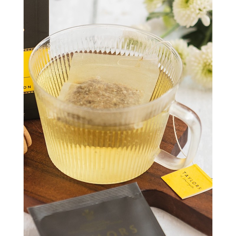 Taylors of Harrogate Organic Chamomile, Herbal Tea, Individually Wrapped Bags,