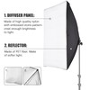 50*70cm Studio Photography Softbox with E27 Socket Carry Bag for