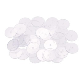 QEQSHQO 30 Pieces Piercing Disc, Keloid Disc, Clear Disc Pads, to Stabilise Earrings, Stopper Earlobe Support, Patches, for Piercing Bump, Anti Game Meat (7 mm, 9 mm)