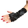 JYTDBCS Fingerless Gloves Punk Armcuffs Gothic Ripped Accessory
