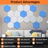 DEKIRU 12 PACK Acoustic Panels, Sound Proof Foam Panels Hexagon