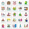 Smarfer - Magnetic Pictograms for Weekly Planner - 50 Pieces