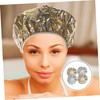 TOVINANNA 4pcs Aluminum Foil Cap Hair Dye Hat Deep Conditioning