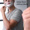 Double Edge Safety Razor Men Home Salon Portable Zinc Alloy