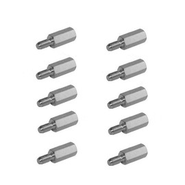 Hexagonal Spacers M3 x 10 I/A, Pack of 10