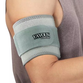 Yabun 야분 이두근 및 삼두근 압박 슬리브/랩 - 건염 근육 긴장 팔 지지 Arm Sleeve/ Wrap for Bicep & Tricep Compression - Tendonitis Muscle Tension Support