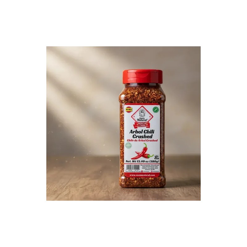 Chile De Arbol Quebrado 380g Sazon Natural Hierbas Y Especia