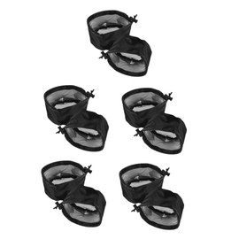 BESPORTBLE 5sets Elastic Band Vent Exhaust Fan Air Duct Filter Cover Grow Tent Vent Covers 2pcs*5