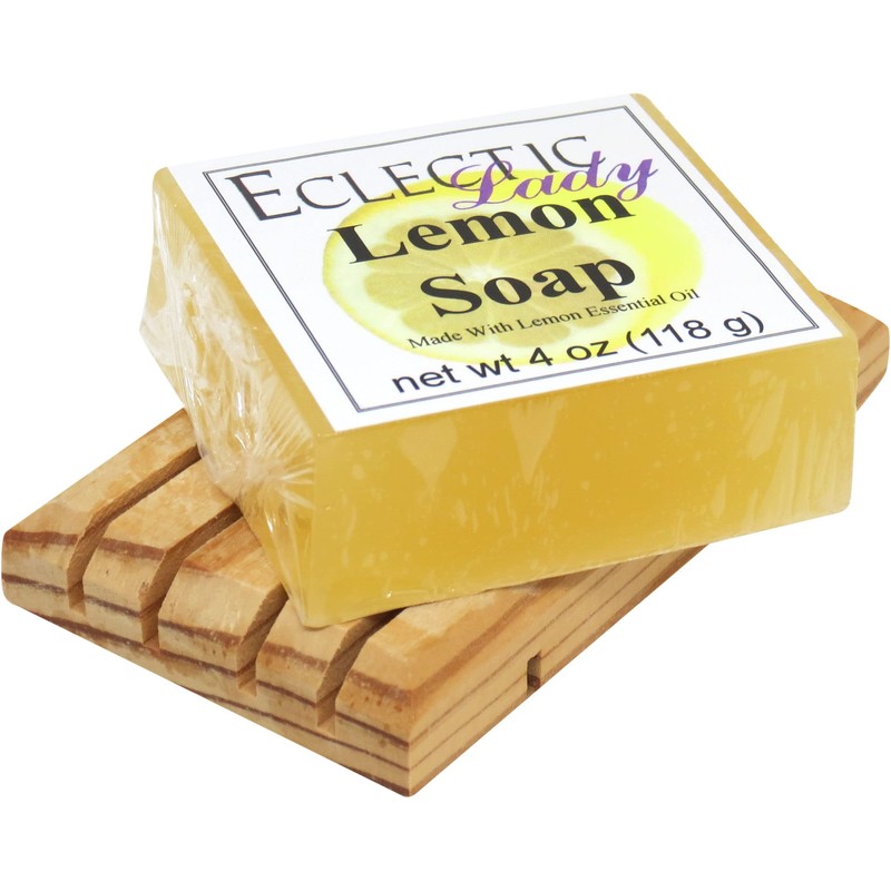 Eclectic Lady Lemon Glycerin Soap, 4 oz Bar