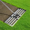Lawn Leveling Rakes 30x10 Inch, Lawn Leveler Tool with 6.5ft