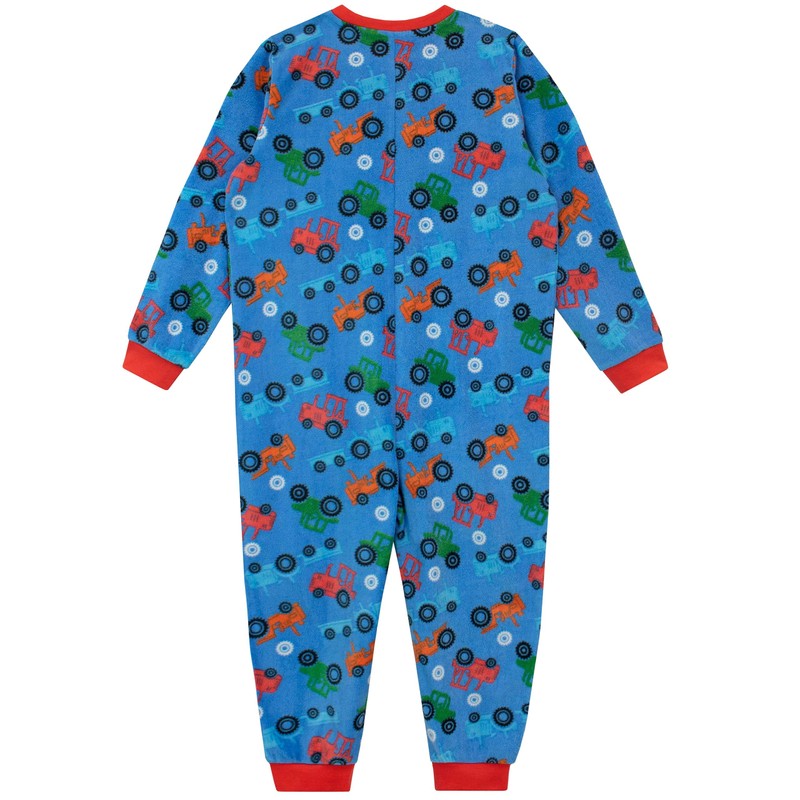 Harry Bear Boys' Tractor Romper, blue
