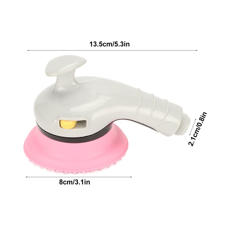 Pet Shower Head Brush with Switch Universal Soft Teeth Massage
