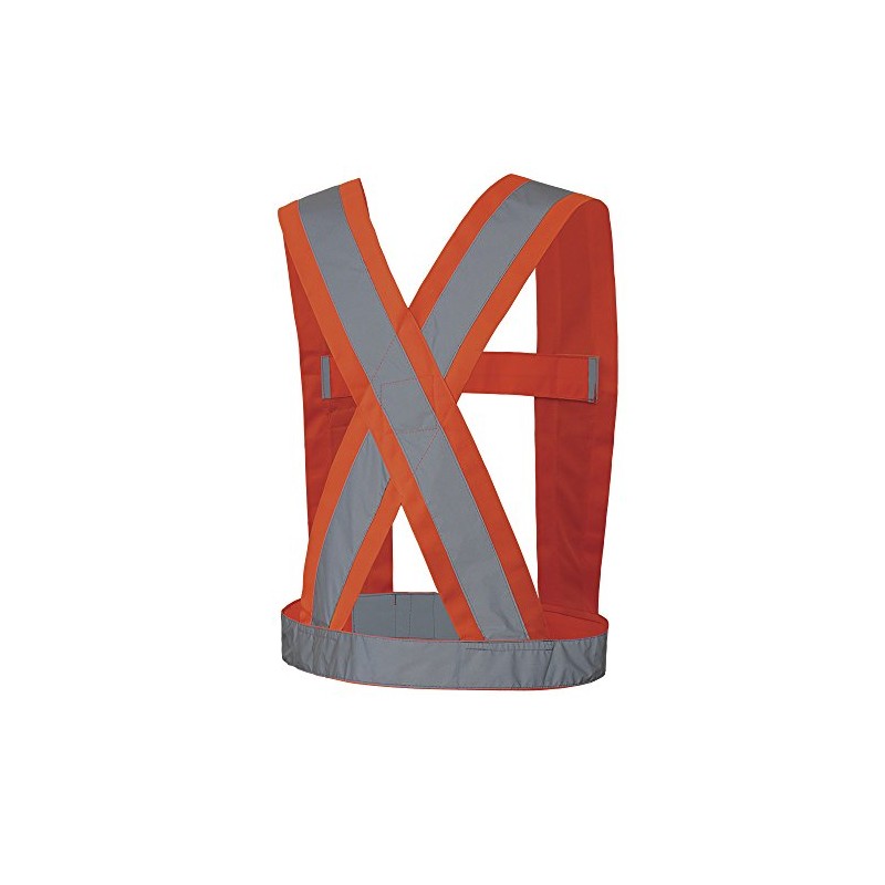 Pioneer 4-Inch Wide Adjustable Lightweight High Visibility Safety Sash, Reflective