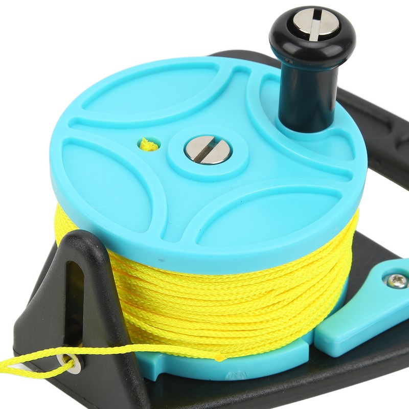 Portable Diving Handle Reel Scuba Diving Reel with Thumb Stopper