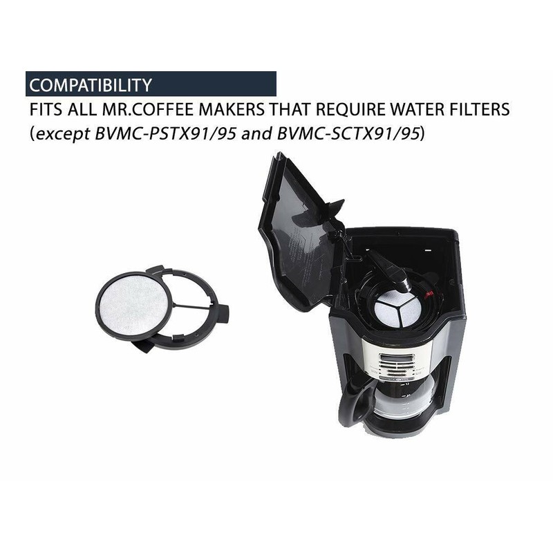 GoldTone 12 Mr. Coffee Replacement Charcoal Water Filter Disks for