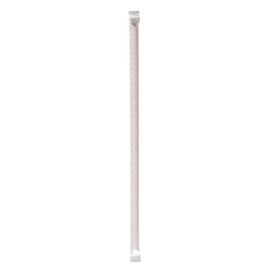 Boardwalk BWKJSTW1025RED 10.25 in. Wrapped Jumbo Polypropylene Straws - Red (2000/Carton)