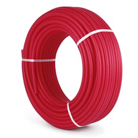 Happybuy 3/4 Inch PEX Tubing 500FT Potable Water Tube Plumbing Pipe Non-Barrier Radiant Heating Pex Coil for Water Plumbing Open Loop Hydronic Heating Systems (3/4" Non-Barrier, 500Ft/Red)