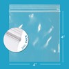 Clear Plastic Reclosable Zip Bags - Bulk GPI Pack of