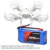 ENGPOW 7.4V 1200mAh 30C JST Plug Rechargeable LiPo Battery for