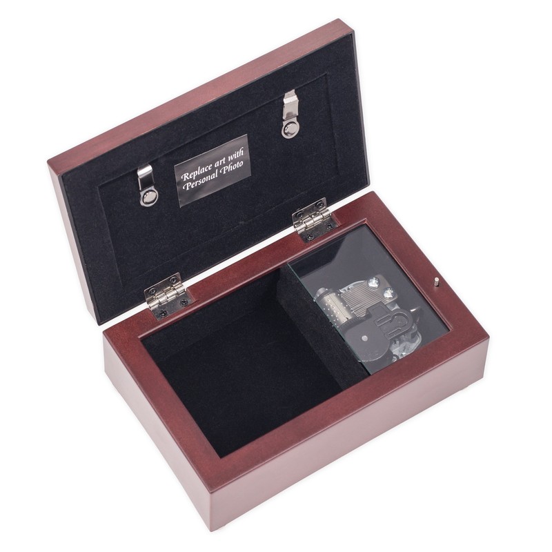 Cottage Garden in Memory Always with Us Rosewood Finish Embossed