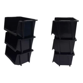 Macoll Gavetas Apilables Grandes Plástico (25x22x14 Cm) (42pzas)