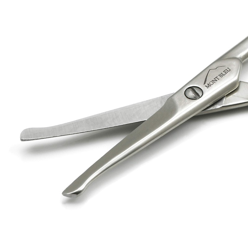 Mont Bleu Nose & Ear Hair Scissors Straight Blades Carbon